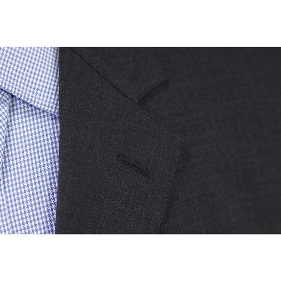 Brooks Brothers Solid Charcoal Gray Super 100's Wool Blazer Jacket 42S - Picture 5 of 8